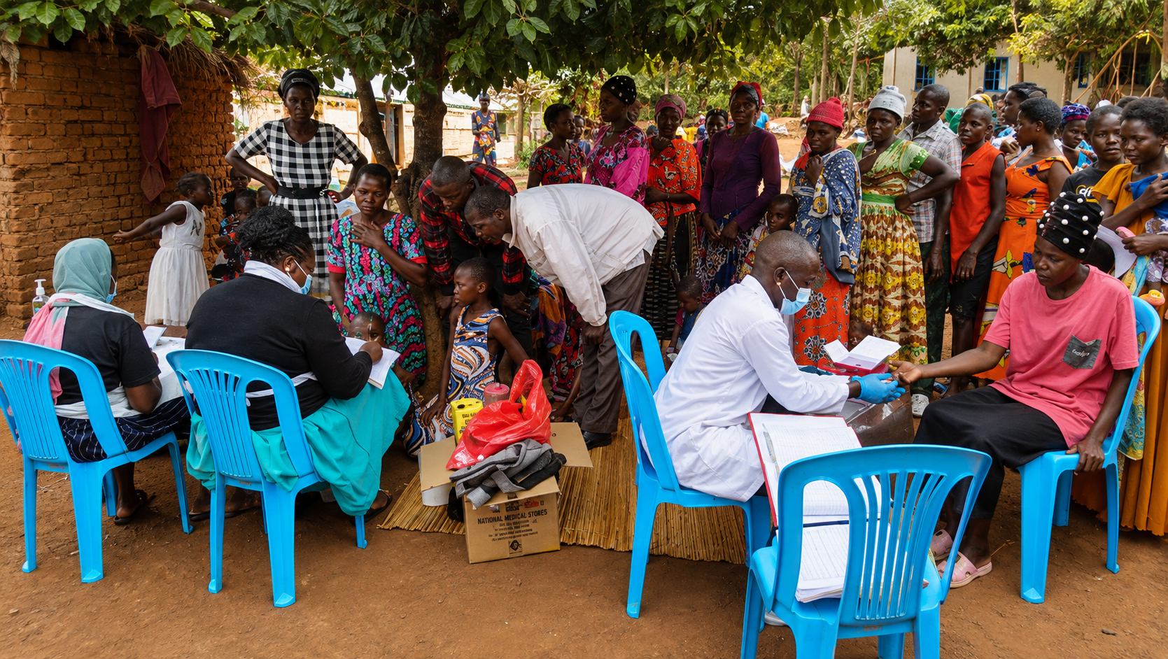 Ngova Charity Foundation health outreach in a rural community