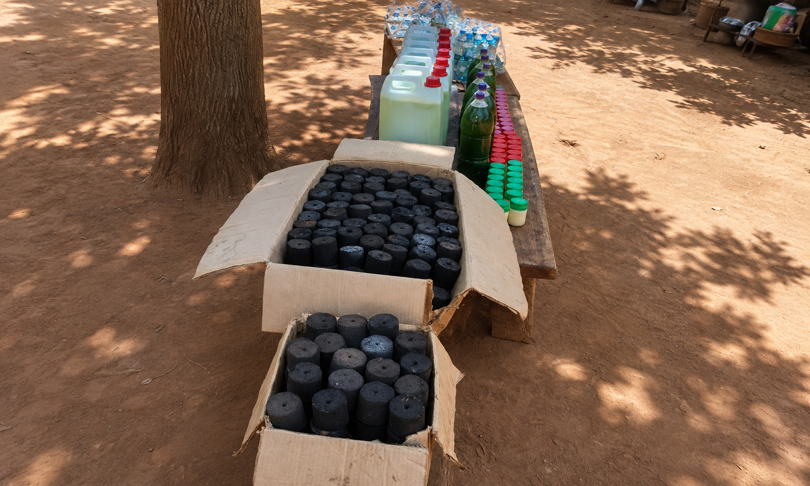 Briquette making